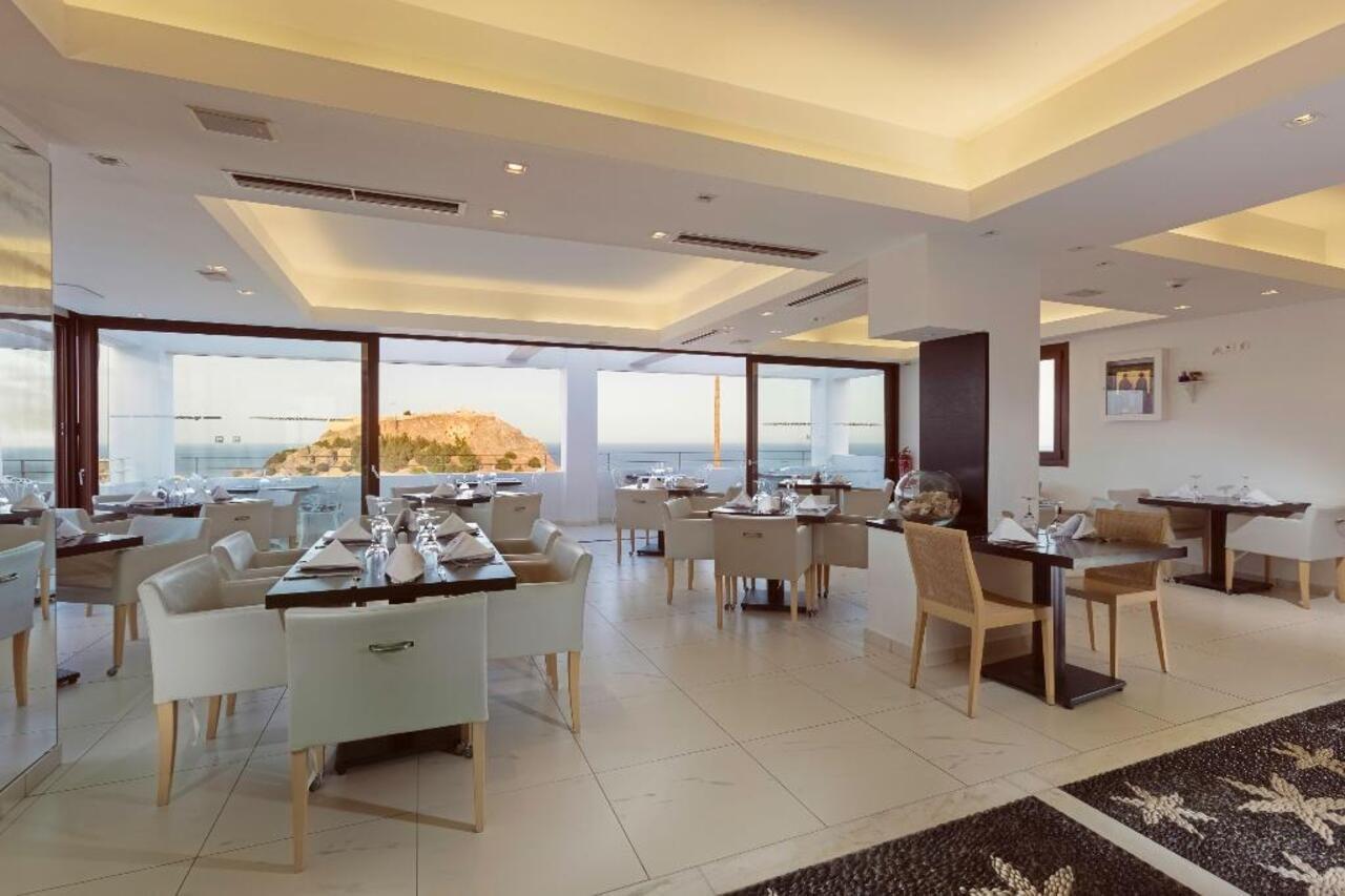 Lindos View Hotel Bagian luar foto