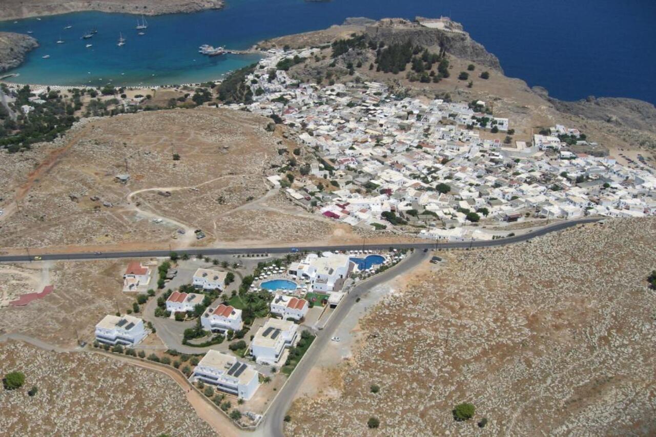 Lindos View Hotel Bagian luar foto