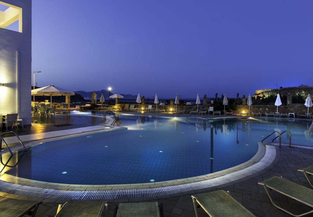 Lindos View Hotel Bagian luar foto