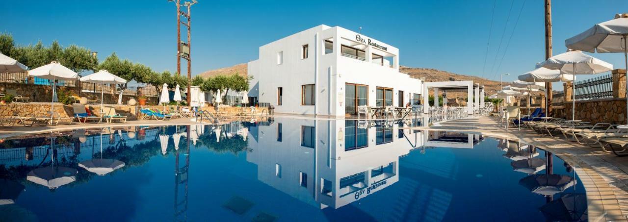 Lindos View Hotel Bagian luar foto
