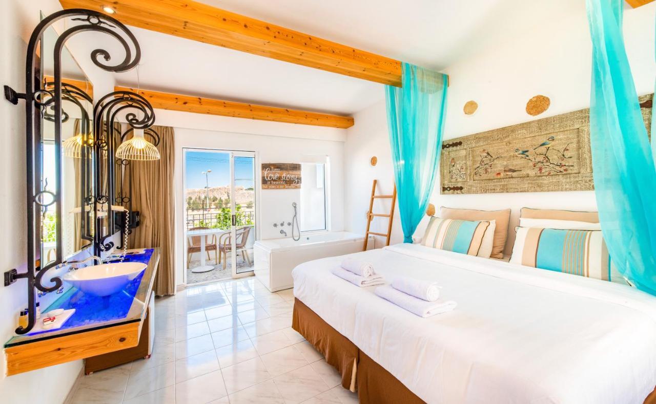 Lindos View Hotel Bagian luar foto